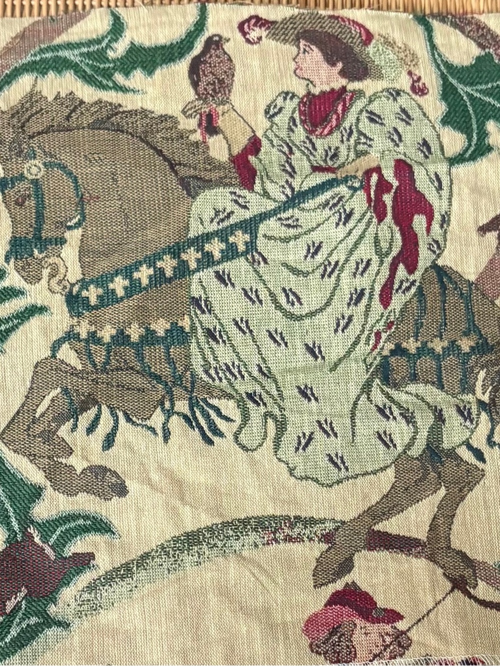 Vintage Kravet Biltmore Estate Collection Medieval Damsel Tapestry Fabric